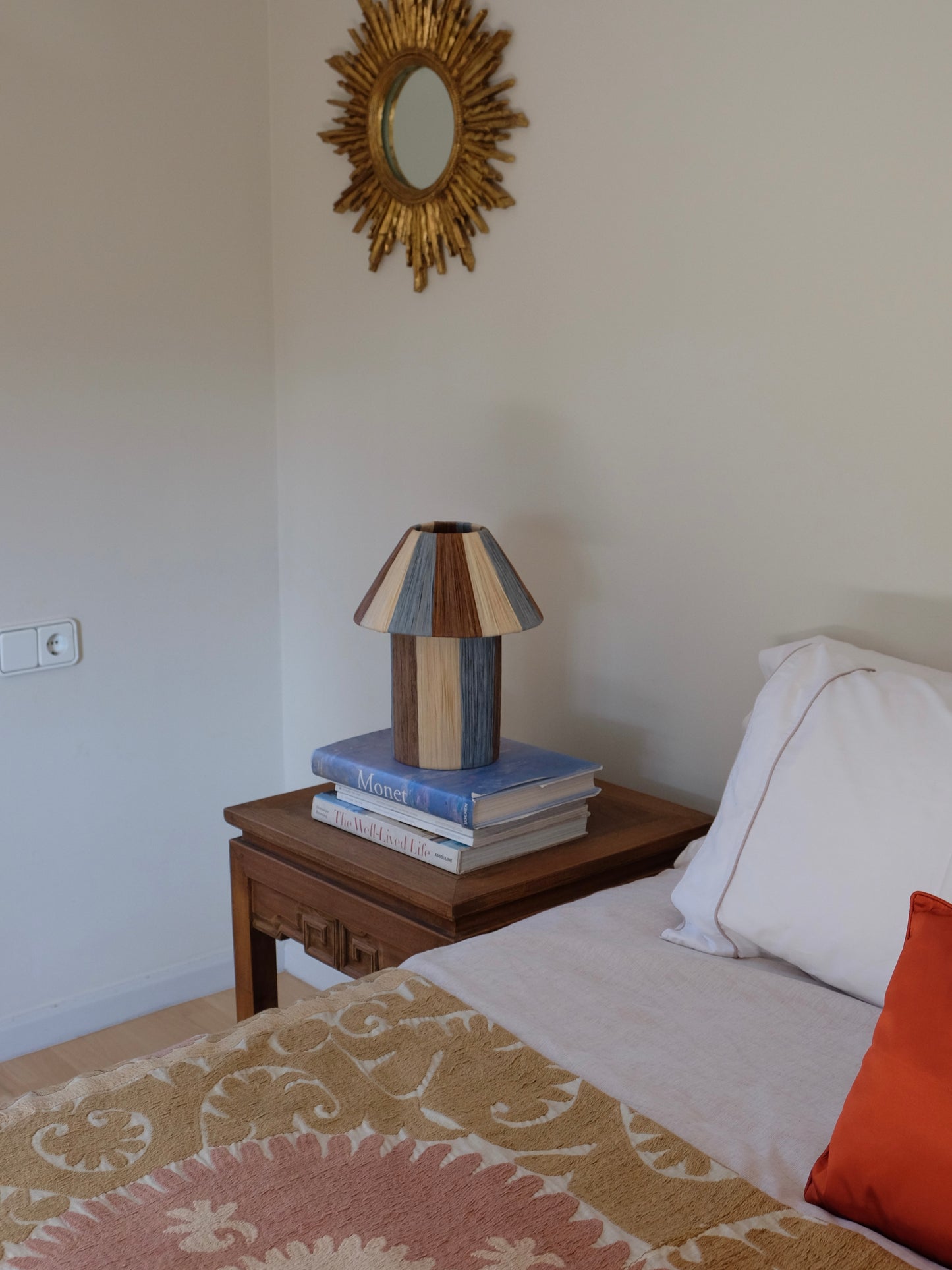 Casita Lamp Petite - Blue & Brown