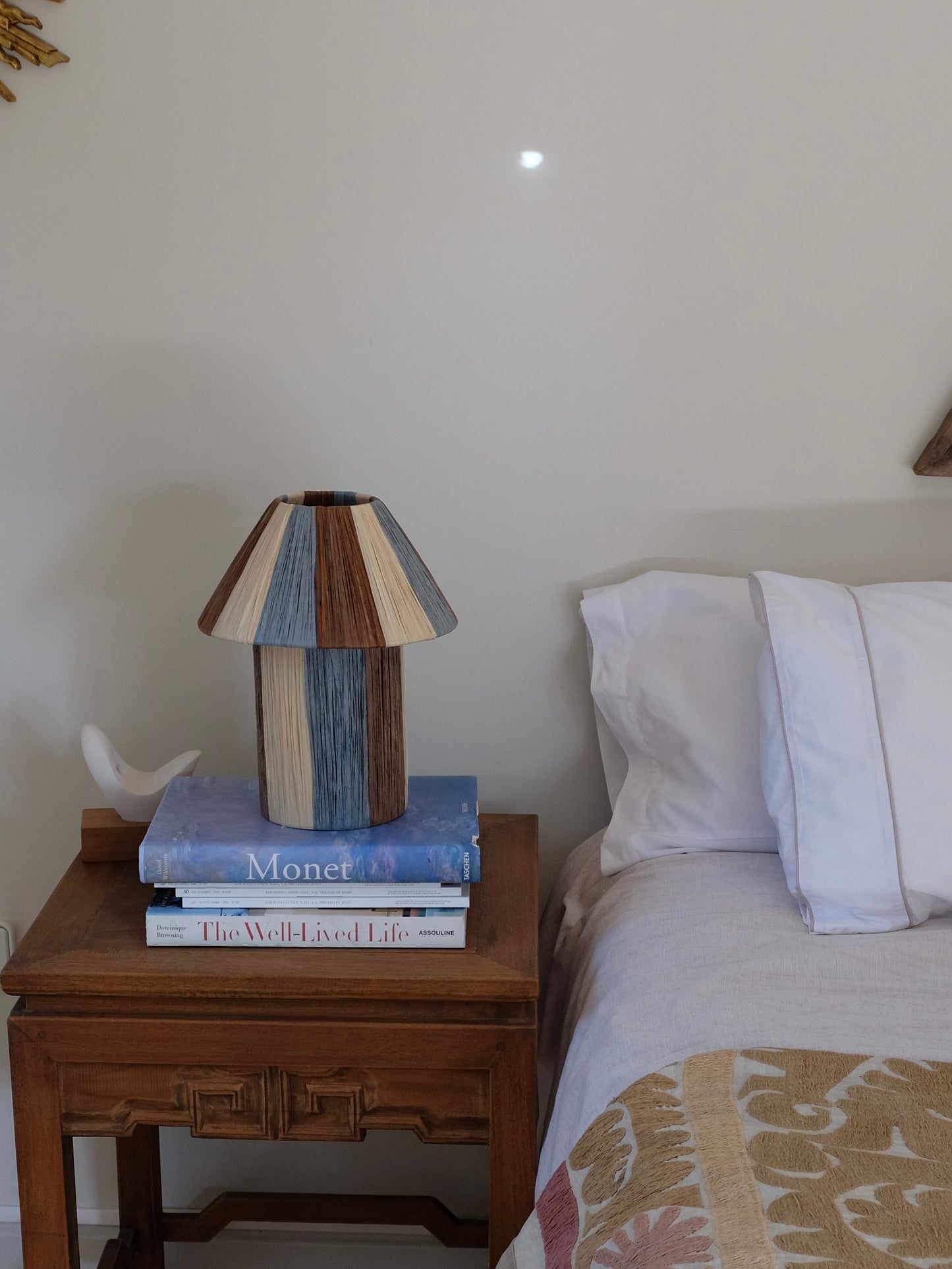 Casita Lamp Petite - Blue & Brown